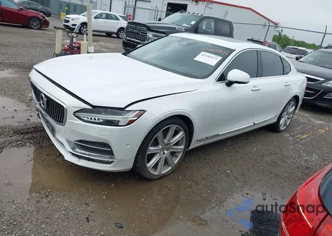 2018 Volvo S90 T6 Inscription from USA, damaged, VIN LVY992ML8JP005722